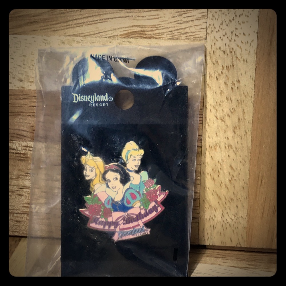 A Collectible Disney Happy Birthday Princess Pin